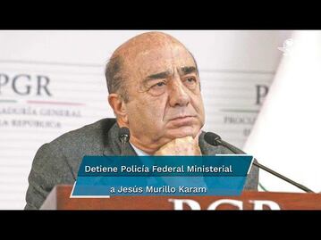 FGR detiene al exprocurador Jesús Murillo Karam