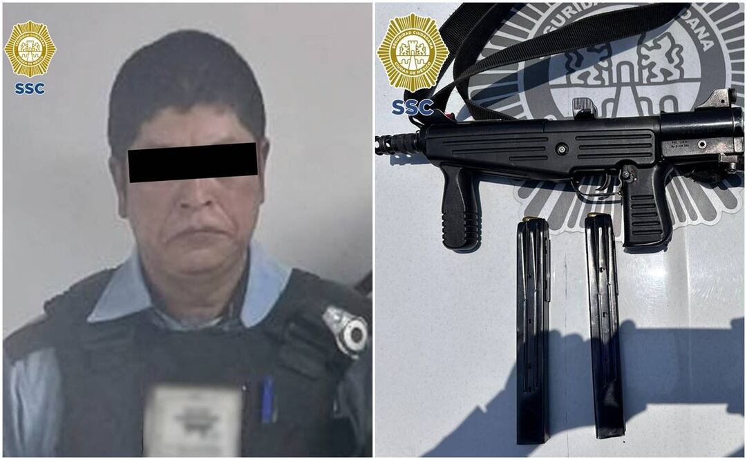 Guardia de seguridad dispara a un civil tras forcejear. Fotos: SSC