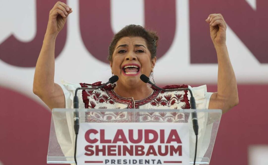 Clara Brugada candidata de la coalición “Sigamos Haciendo Historia”. Foto: Diego Simón Sánchez, EL UNIVERSAL