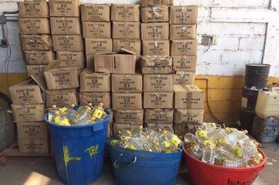 Aseguran más de 3 toneladas de precursores químicos en Michoacán