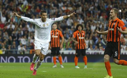 Madrid aplasta al Shakhtar; 'hat-trick' de CR7 