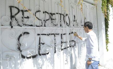 CETEG rompe dialogo con el gobierno; realiza pintas