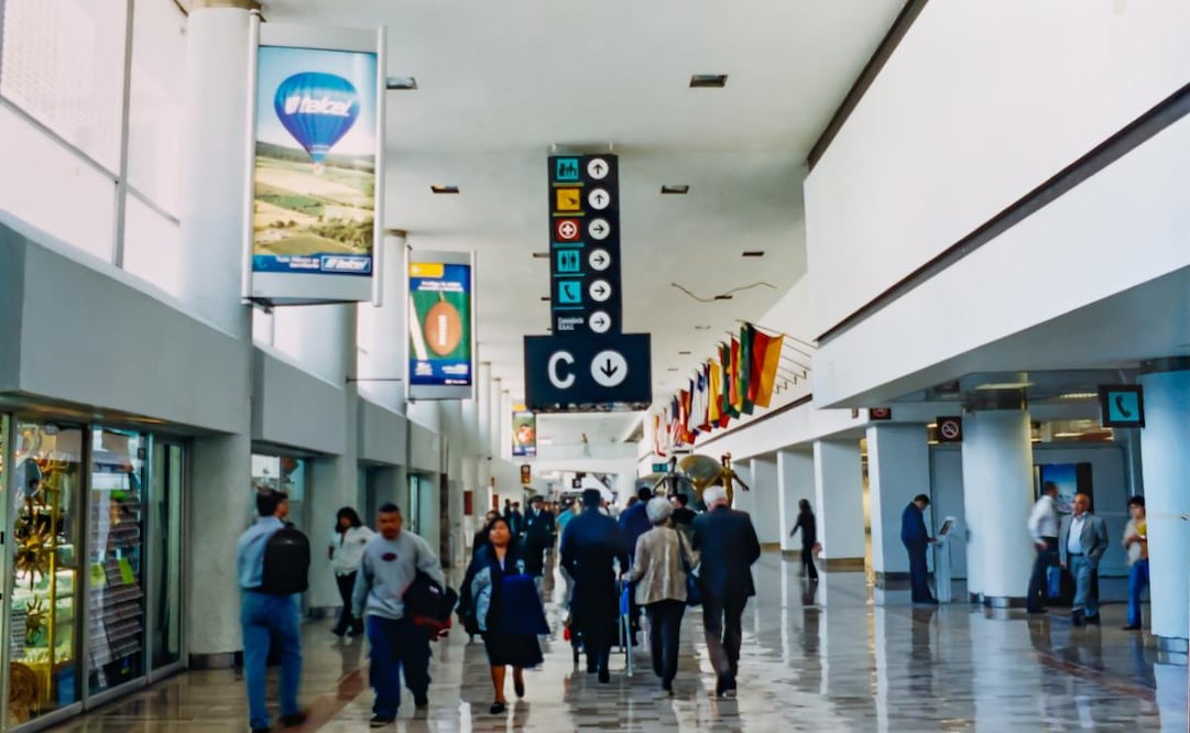 Pasillos y locales del aeropuerto. Archivo fotográfico de Aeropuertos y Servicios Auxiliares. Foto: Patricia Sandoval/Archivo