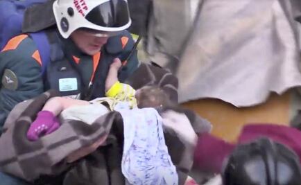 Milagro en Rusia. Rescatan vivo a bebé tras 35 horas bajo escombros