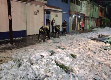 Lluvias con granizo causan daños en Tlalpan; activan seguro para seis viviendas afectadas