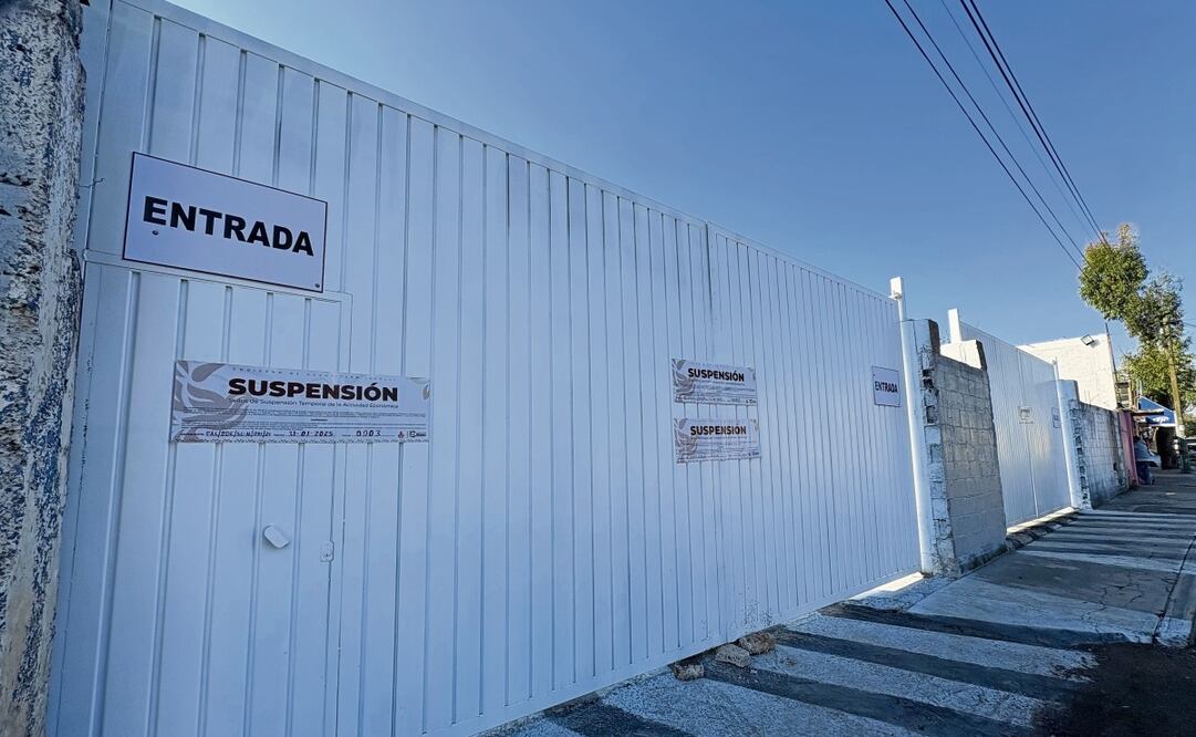 Obra en Cuautitlán Izcalli estaba abierta desde septiembre de 2024 irregularmente, informan. Foto: Arturo Contreras