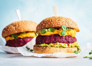Receta sin carne: hamburguesa de lentejas y betabel