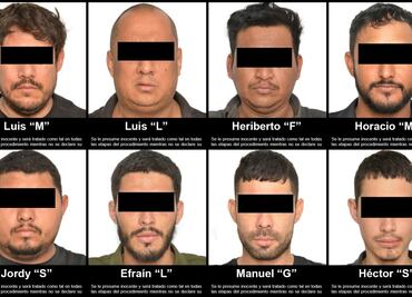 Vinculan a proceso a ocho hombres; los acusan por portación de armas de fuego del Ejército y autos monstruos