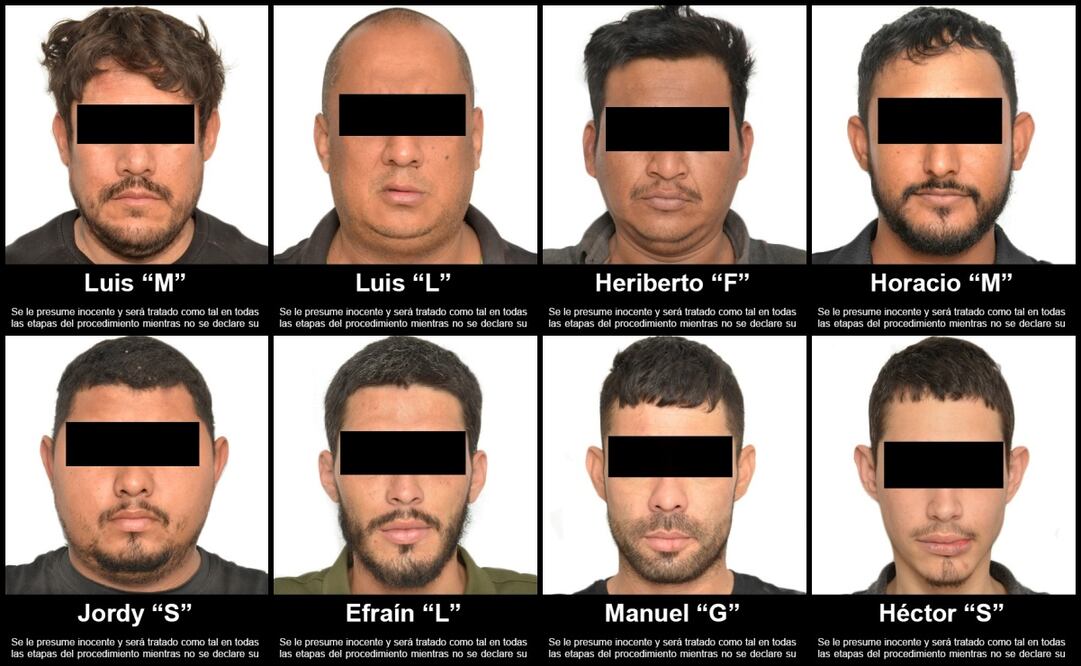 Ochos hombres fueron vinculados a proceso en Sinaloa. Foto: Especial