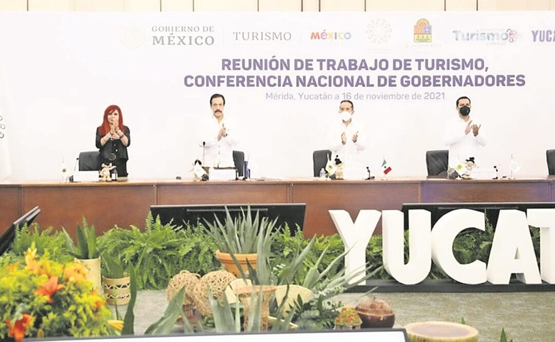 El goberandor hidalguense Omar Fayad tuvo su primara reunión con la Comisión de Tursimo como presidente de la Conago. Foto: Especial