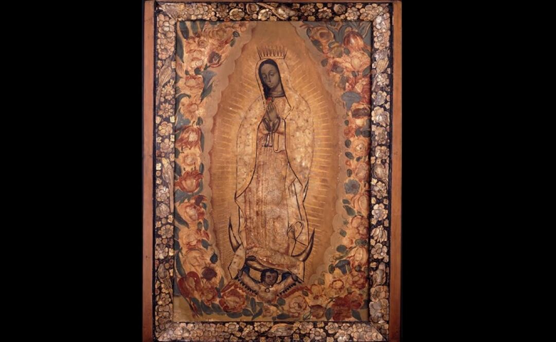 El Museo Franz Mayer presenta la muestra "Virgen de Guadalupe. Arte y devoción", conformada por 280 piezas de 15 colecciones de museos. En la imagen: Agustín del Pino. Óleo y laca sobre madera con incrustaciones de madera perla. Colección Museo Franz Mayer. Foto: Cortesía