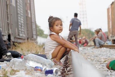 Niños migrantes también esperan el rugido de “La Bestia”