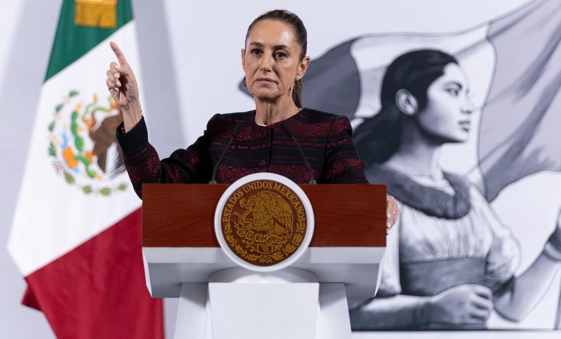 Conferencia de prensa mañanera de la presidenta Claudia Sheinbaum Pardo, desde Palacio Nacional, este 21 de marzo de 2025. Foto: Hugo Salvador / EL UNIVERSAL
