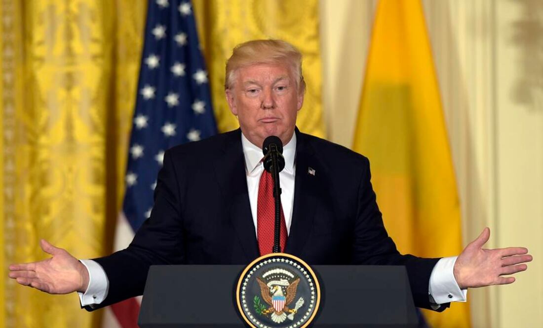 Trump emitió la proclama en respuesta a las caravanas de migrantes que se dirigían a la frontera sur de Estados Unidos. Foto: AP