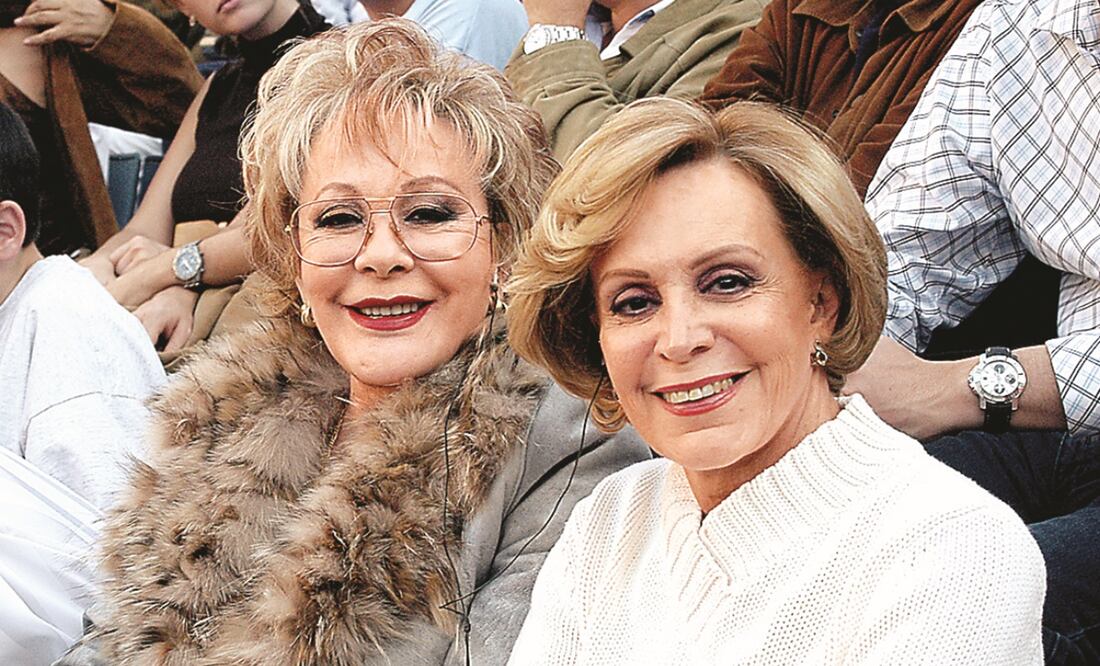 Silvia Pinal y Mónica Marbán tuvieron una amistad de años. Foto: Archivo EL UNIVERSAL.