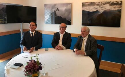 Graco Ramírez, Arturo Núñez y Silvano Aureoles sostienen encuentro en Polanco