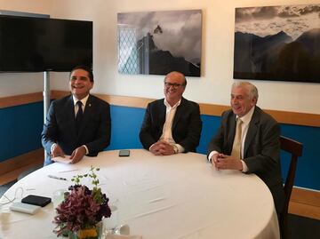 Graco Ramírez, Arturo Núñez y Silvano Aureoles sostienen encuentro en Polanco