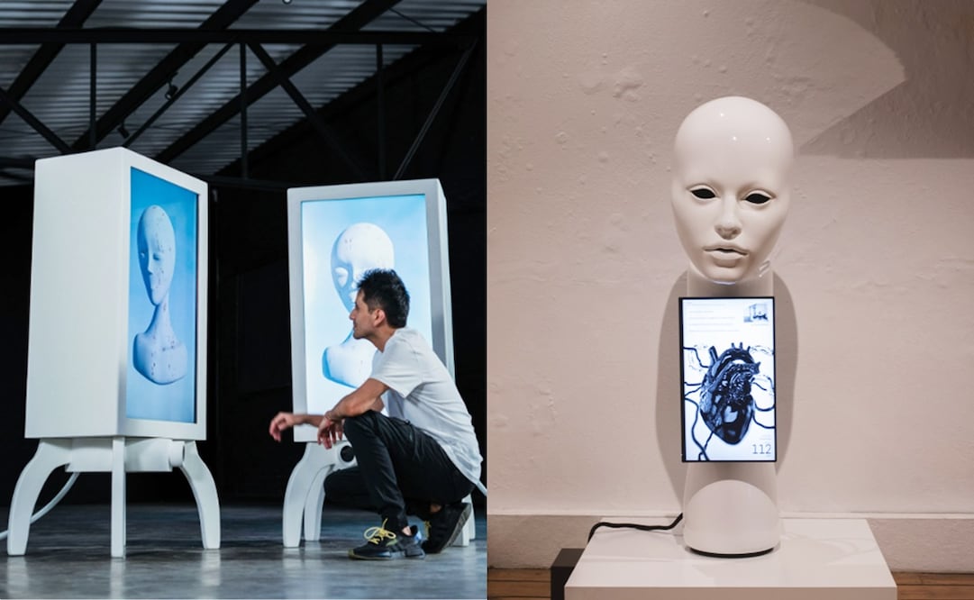 "Esculturas sensibles", exposición del artista Rodrigo Garrido.
Foto: Érik López, cortesía