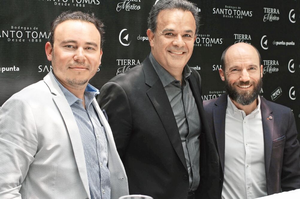 Marco Díaz, Fernando de la Mora y Santiago Cosío (AGUSTÍN SALINAS. EL UNIVERSAL)