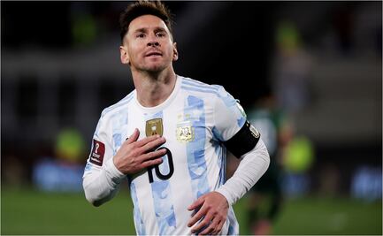 Triplete de Lionel Messi en la victoria de Argentina sobre Bolivia