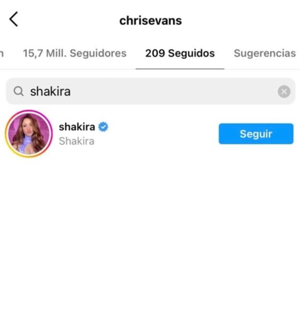 Chris Evans se suma como un "prospecto" más para Shakira