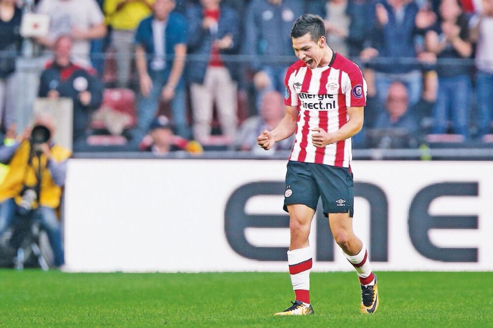 Hirving Lozano espera llegar a España con el Barcelona (XINHUA)