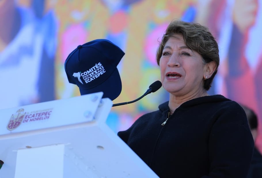 Delfina Gómez Álvarez destacó la participación ciudadana en los Comités por la Paz. Foto: Especial