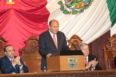 Rinde Rubén Moreira su quinto informe de gobierno