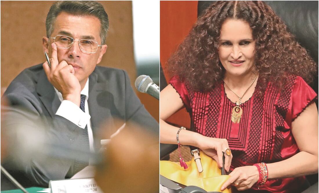 Sergio Mayer y Susana Harp, presidentes de las comisiones de Cultura en la Cámara de Diputados y del Senado, respectivamente. Foto: ARCHIVO EL UNIVERSAL