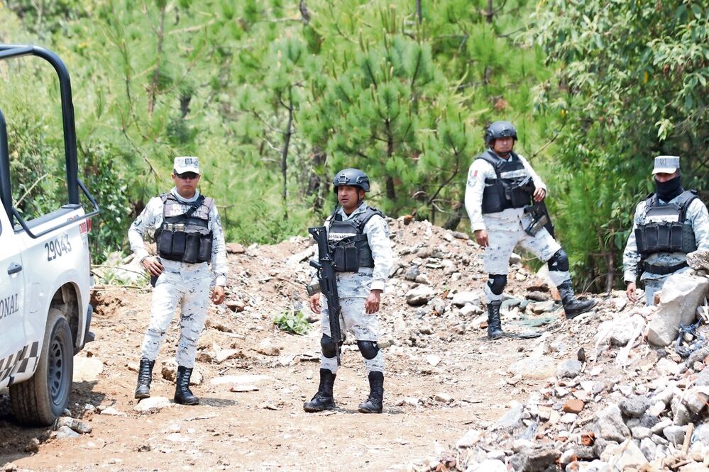 La Guardia Nacional fue atacada por un grupo armado en la sindicatura de Siqueros, Mazatlán. Foto: Archivo EL UNIVERSAL