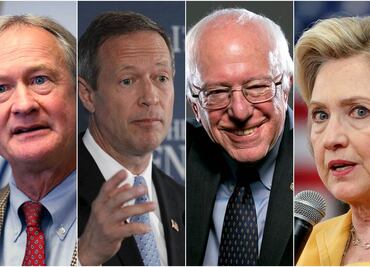 Demócratas a la Casa Blanca debatirán en octubre