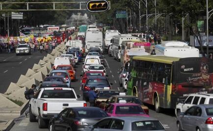 Manifestantes se dispersan; Reforma sigue afectada