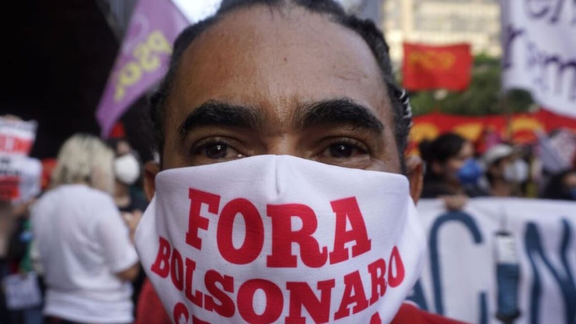La Avenida Paulista, en Sao Paulo, se llenó de manifestantes. Foto: Getty Images