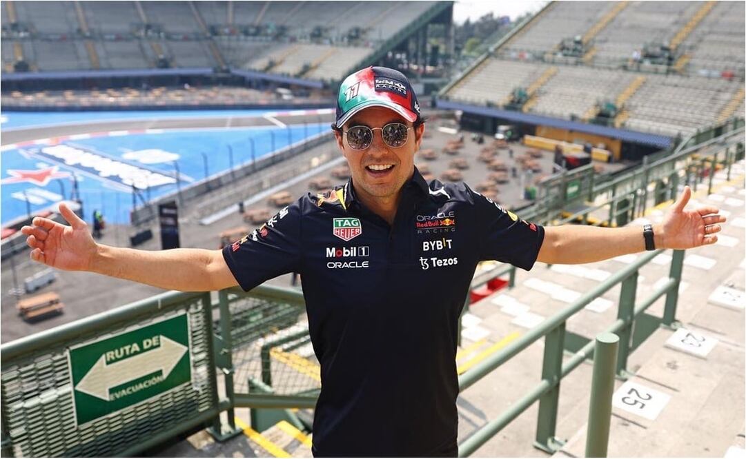 Checo Pérez en el AHR / FOTO: @SChecoPerez