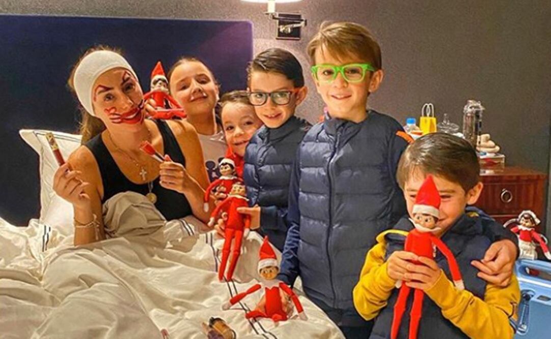 Inés Gómez Mont y sus hijos: Foto: Instagram
