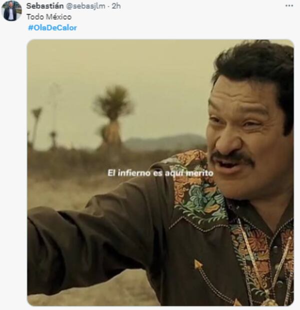 Memes ola de calor. Foto: Captura de pantalla