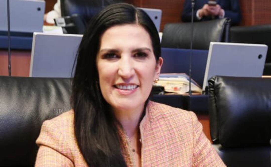 Presidenta de la Comisión de Derechos Humanos del Senado, Kenia López Rabadán (Tomada de Twitter @kenialopezr)