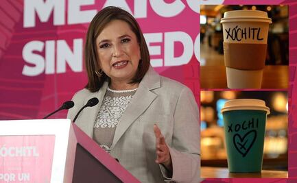 Starbucks se deslinda de diseños de vasos con nombre de Xóchitl Gálvez