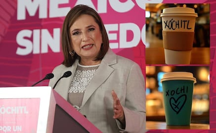 Starbucks se deslinda de diseños de vasos con nombre de Xóchitl Gálvez