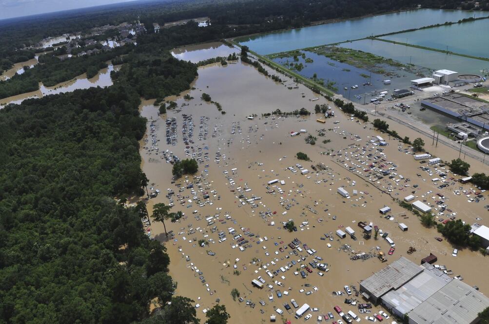 Las inundaciones se produjeron tras dos días de lluvia intensa en un área pantanosa y en algunos puntos por debajo del nivel del mar, en "un suceso que se da una vez cada cien años" (EFE)