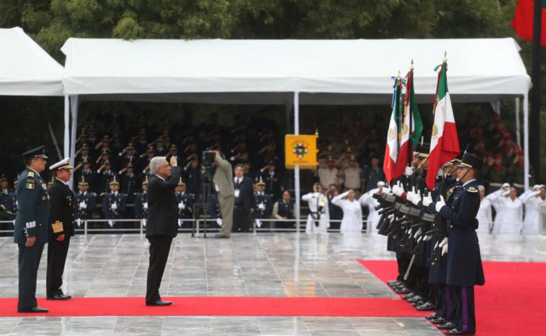 AMLO preside el 172 aniversario de la Gesta Heroica de los Niños Héroes de Chapultepec. Foto: Germán Espinosa/EL UNIVERSAL
