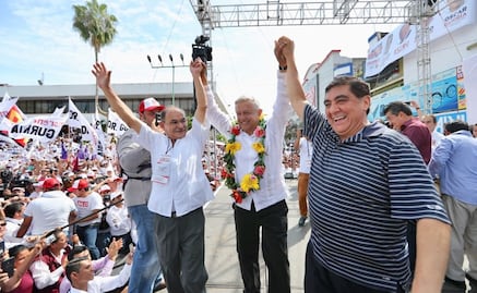 "Huicho Domínguez" llama en Chiapas a votar por AMLO