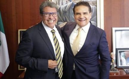 "Esta es la gran coincidencia"; presume exgobernador de Michoacán foto con Monreal
