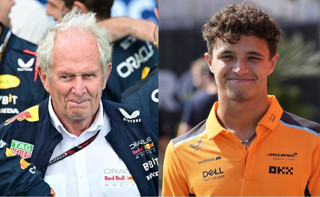 Helmut Marko y Lando Norris - Foto: Especial