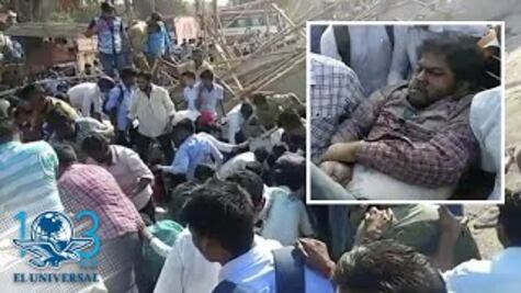 Varios muertos tras derrumbe de edificio en construcción en India