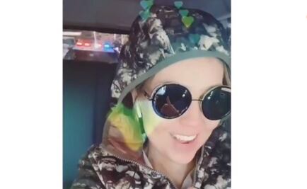 Detienen a Thalía por conducir a exceso de velocidad