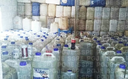 Aseguran bodega ilegal de hidrocarburo en León