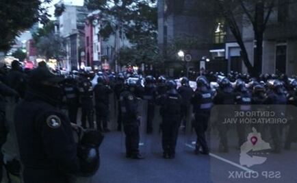 Cierran circulación en lateral de Chapultepec