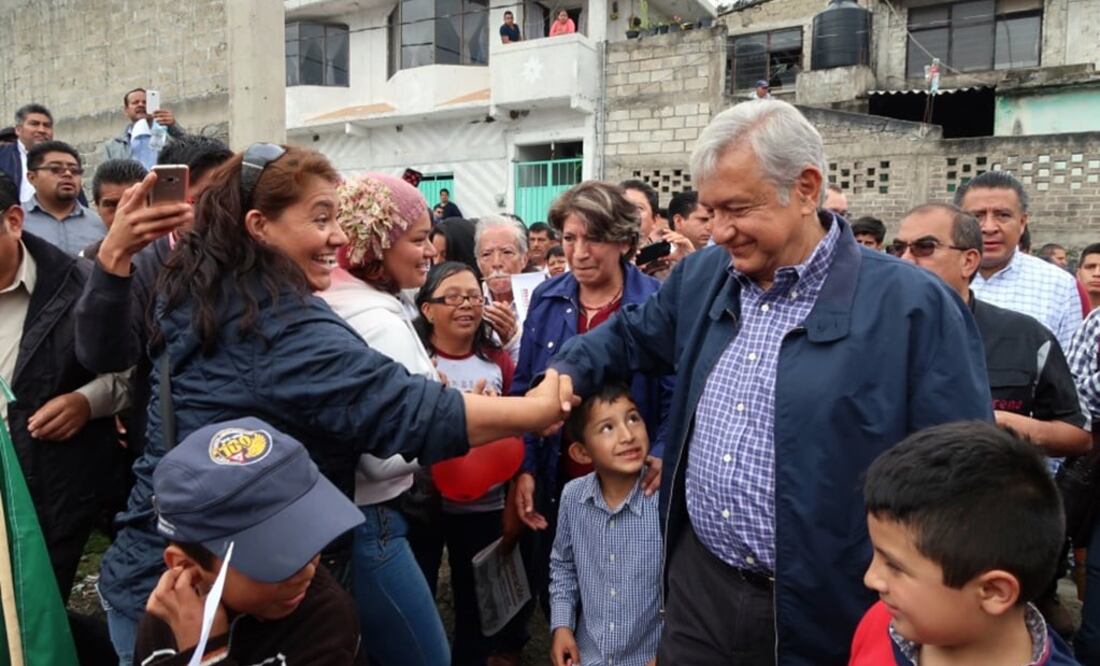 En Ecatzingo, el tabasqueño afirmó que se tiene que hacer mucha conciencia para que no se venda la dignidad. /Especial