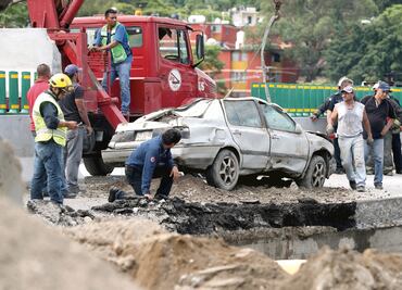 Constructoras reparan daño por muertes en Paso Exprés